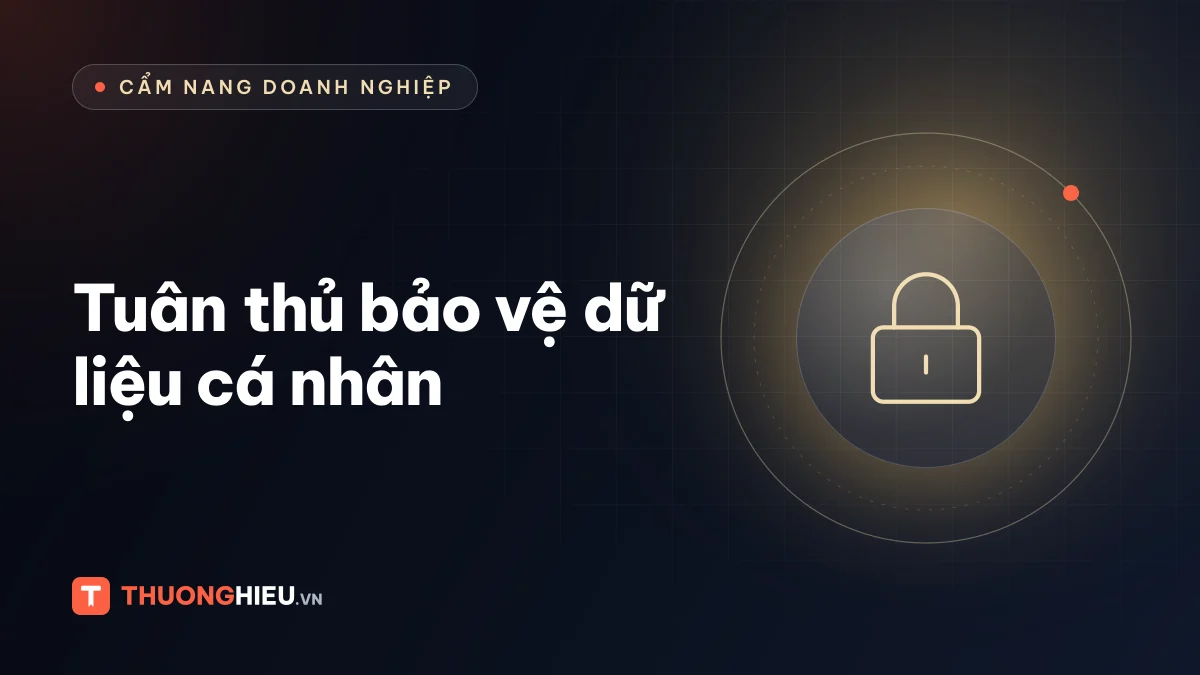 Ảnh đồ họa biểu tượng ổ khóa, chủ đề tuân thủ bảo vệ dữ liệu cá nhân